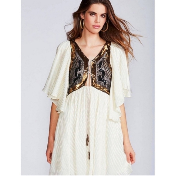 FINAL PRICE! RARE $350 Free People Dress - Picture 1 of 10